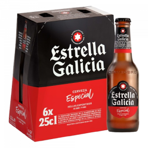 Estrella Galicia 25cl - Pack 6 botellines
